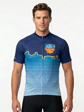 Primal Mens Cycling Jersey Tour Of The Moon Graphic Full Zip Size L